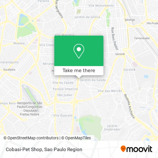 Mapa Cobasi-Pet Shop