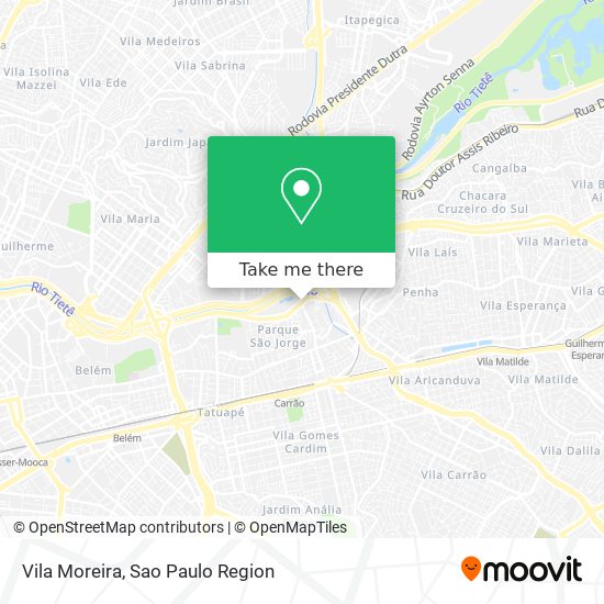 Vila Moreira map