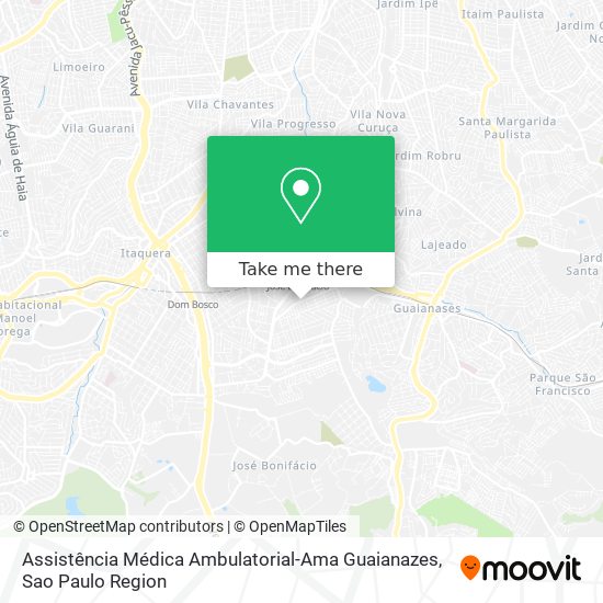 Assistência Médica Ambulatorial-Ama Guaianazes map