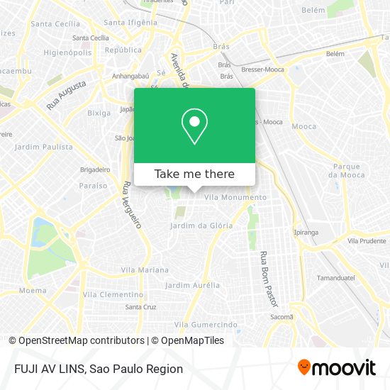 Mapa FUJI AV LINS