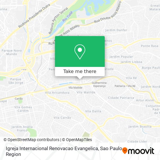 Igreja Internacional Renovacao Evangelica map