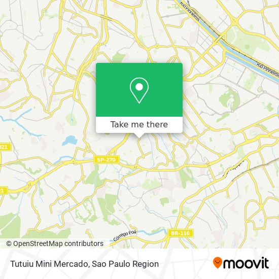 Tutuiu Mini Mercado map