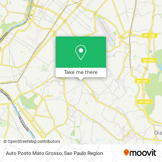 Auto Posto Mato Grosso map