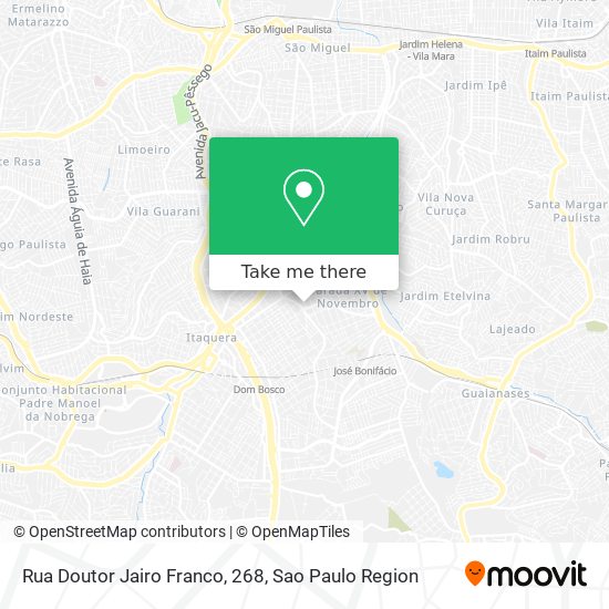 Rua Doutor Jairo Franco, 268 map
