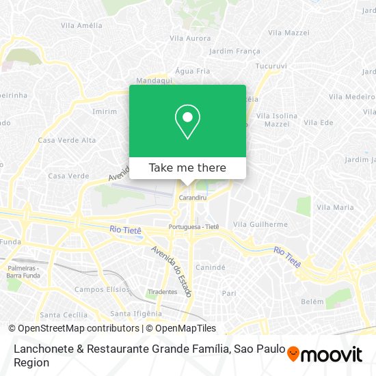 Lanchonete & Restaurante Grande Família map