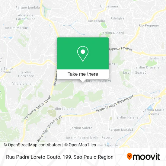 Rua Padre Loreto Couto, 199 map