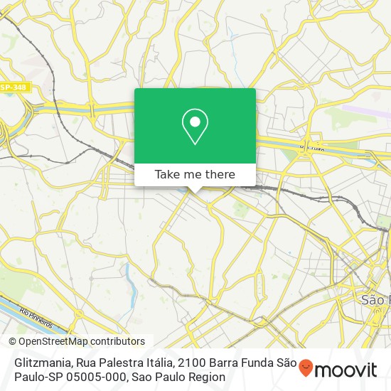 Glitzmania, Rua Palestra Itália, 2100 Barra Funda São Paulo-SP 05005-000 map
