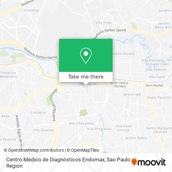 Mapa Centro Médico de Diagnósticos Endomax