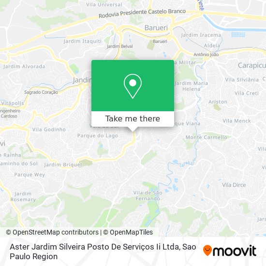 Aster Jardim Silveira Posto De Serviços Ii Ltda map