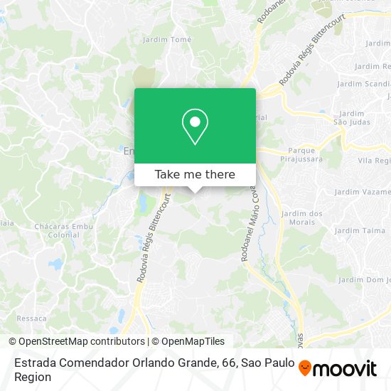 Estrada Comendador Orlando Grande, 66 map