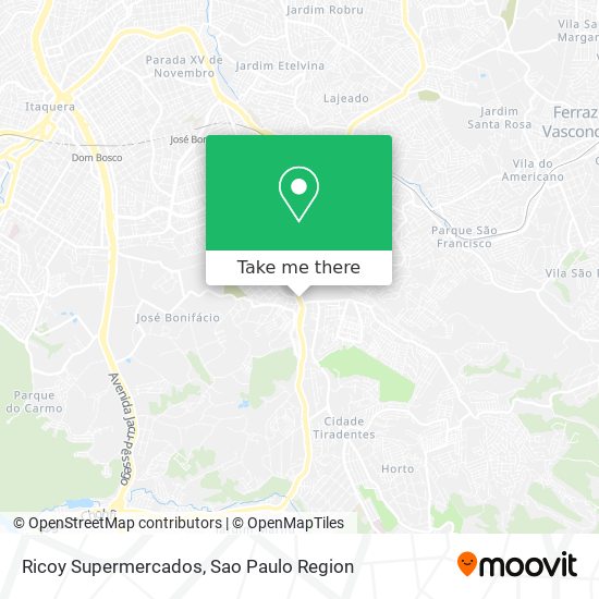 Mapa Ricoy Supermercados