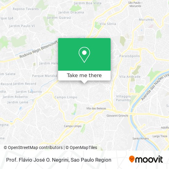 Prof. Flávio José O. Negrini map