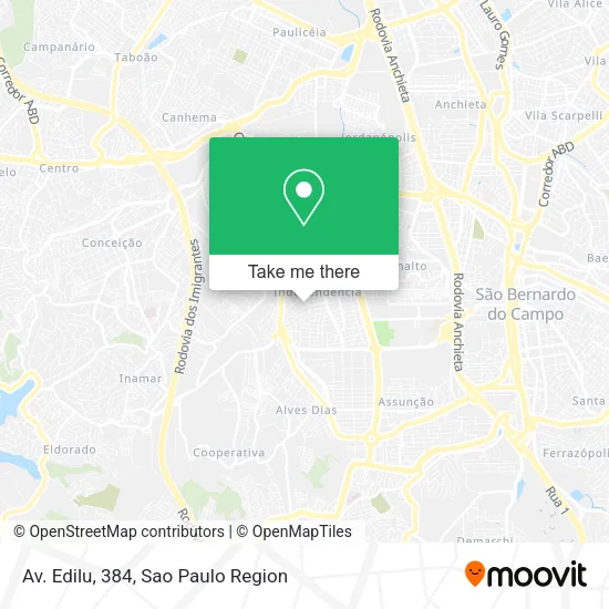 Av. Edilu, 384 map