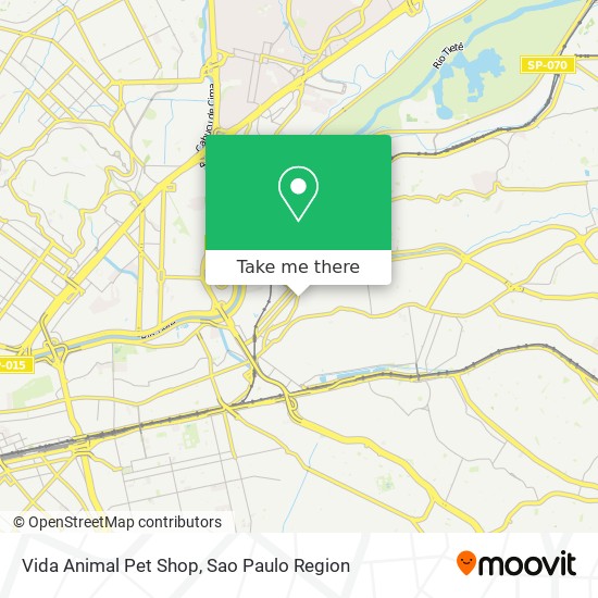 Vida Animal Pet Shop map