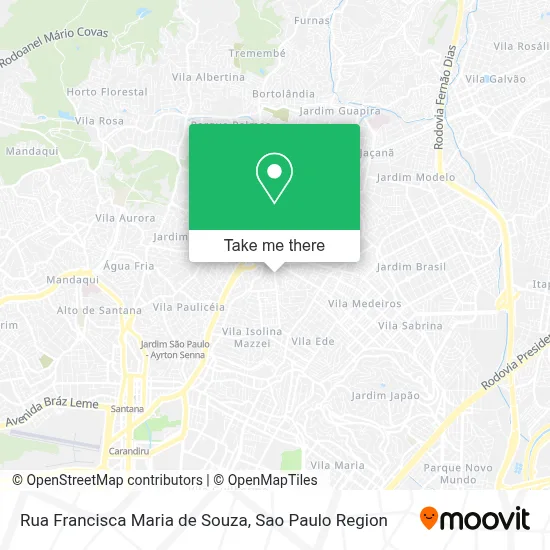 Rua Francisca Maria de Souza map