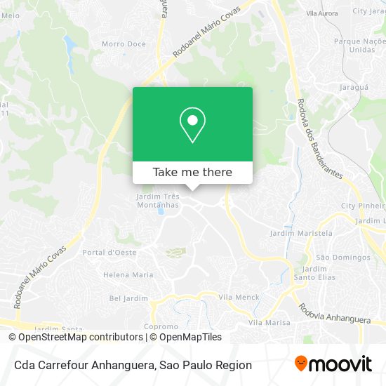 Mapa Cda Carrefour Anhanguera