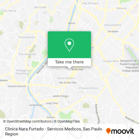 Clinica Nara Furtado - Servicos Medicos map
