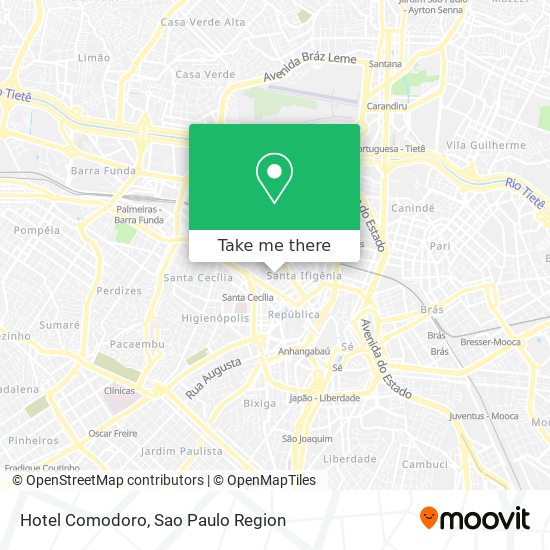 Mapa Hotel Comodoro