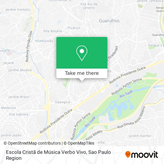 Escola Cristã de Música Verbo Vivo map