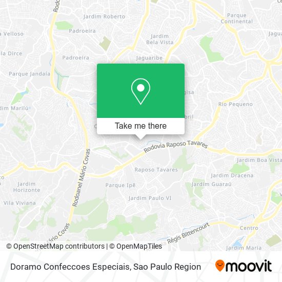 Doramo Confeccoes Especiais map