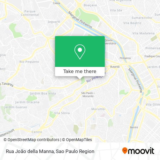 Rua João della Manna map