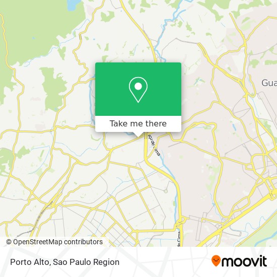 Mapa Porto Alto