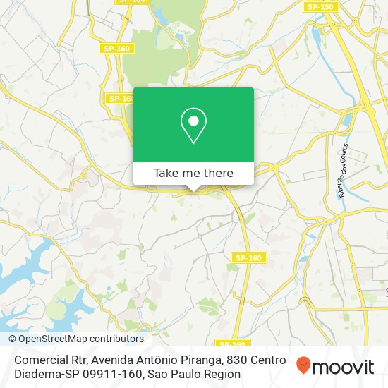 Mapa Comercial Rtr, Avenida Antônio Piranga, 830 Centro Diadema-SP 09911-160