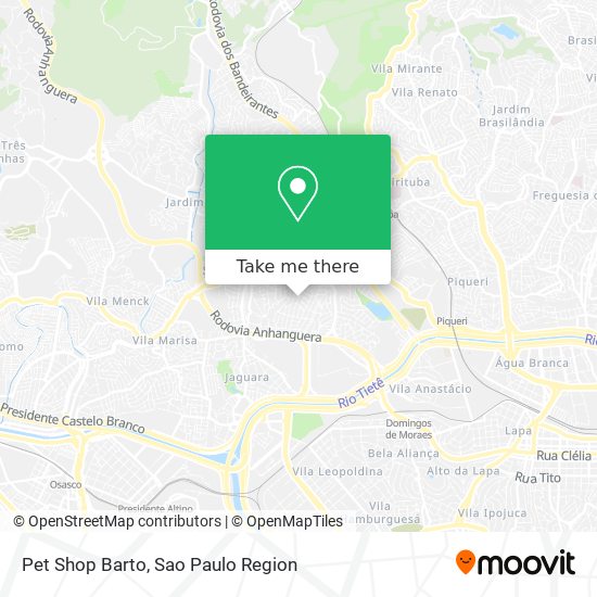 Pet Shop Barto map