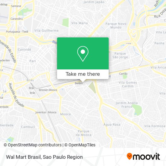 Wal Mart Brasil map