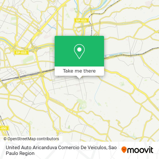 United Auto Aricanduva Comercio De Veiculos map