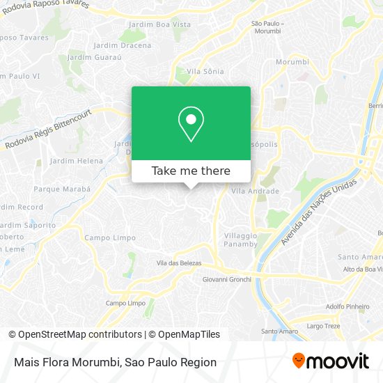 Mais Flora Morumbi map