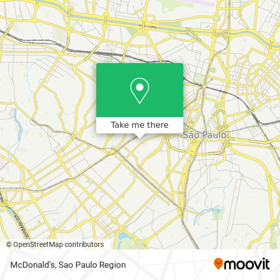 McDonald's map