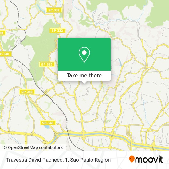 Travessa David Pacheco, 1 map