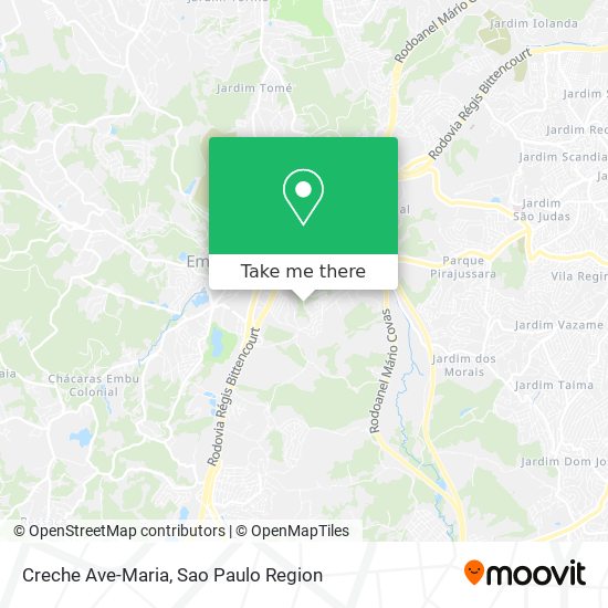 Creche Ave-Maria map