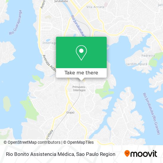 Rio Bonito Assistencia Médica map