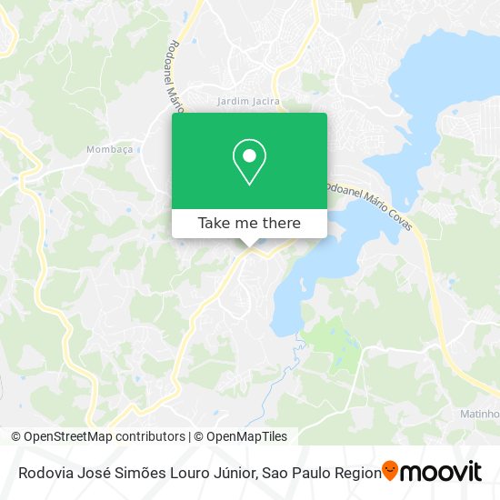 Rodovia José Simões Louro Júnior map