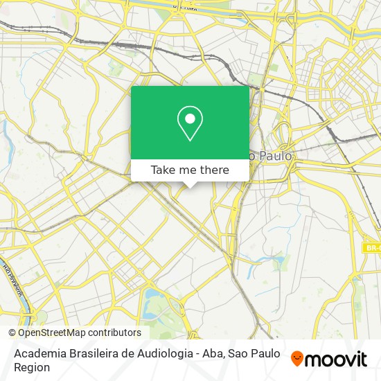 Academia Brasileira de Audiologia - Aba map