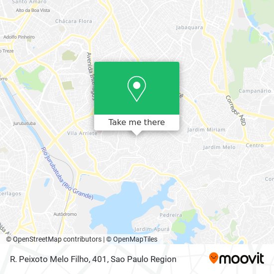 R. Peixoto Melo Filho, 401 map