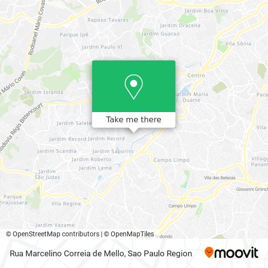 Rua Marcelino Correia de Mello map