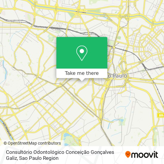 Mapa Consultório Odontológico Conceição Gonçalves Galiz