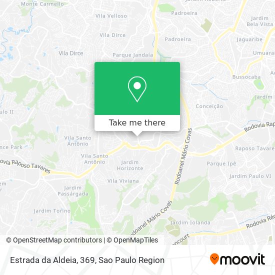 Estrada da Aldeia, 369 map