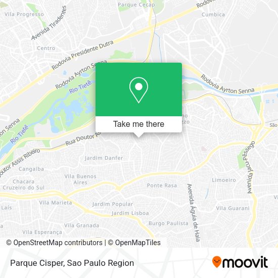 Parque Cisper map