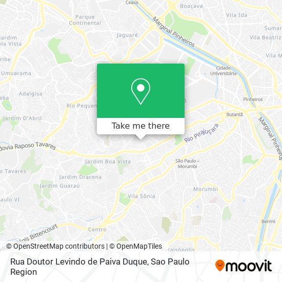 Rua Doutor Levindo de Paiva Duque map