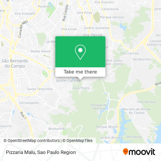 Pizzaria Malu map