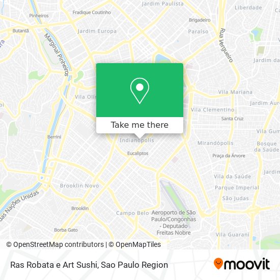 Ras Robata e Art Sushi map