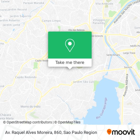 Mapa Av. Raquel Alves Moreira, 860