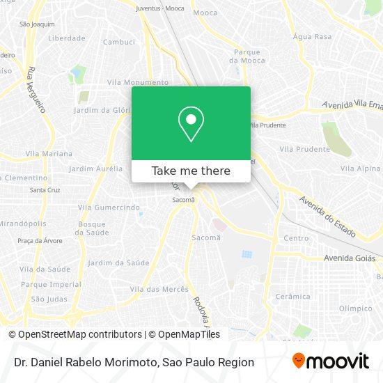 Mapa Dr. Daniel Rabelo Morimoto