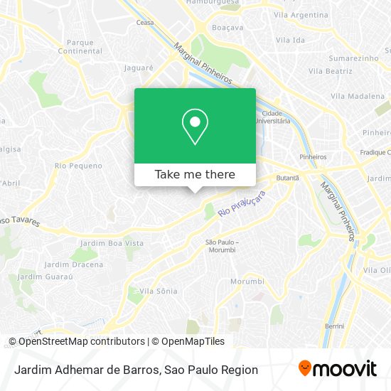 Jardim Adhemar de Barros map