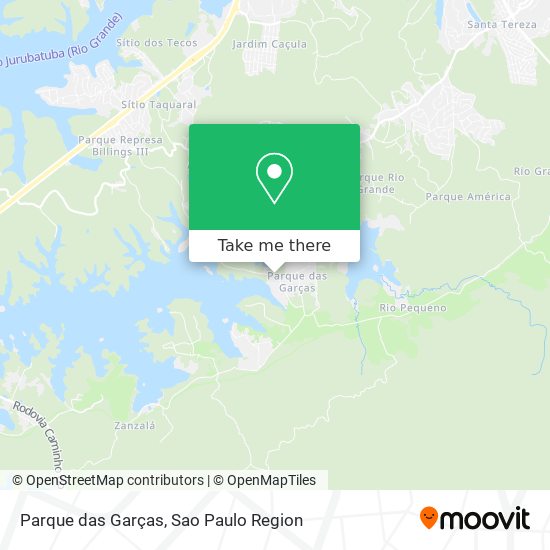 Parque das Garças map