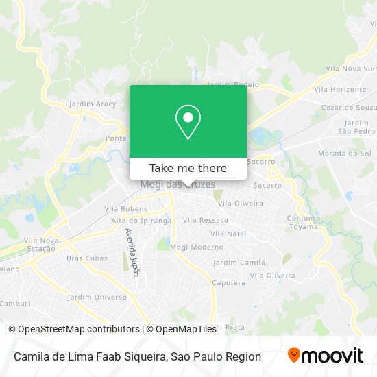 Camila de Lima Faab Siqueira map